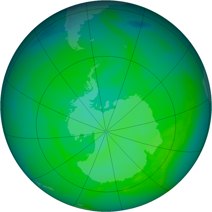 Ozone Map 1982-12-07